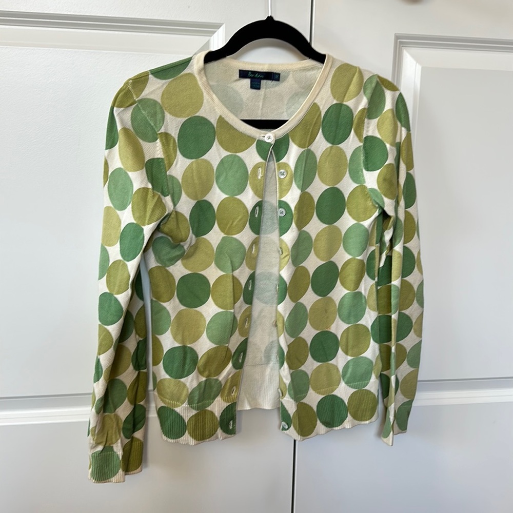 Boden adorable polka dot cardigan
